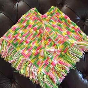 Hand Crafted Crochet Poncho